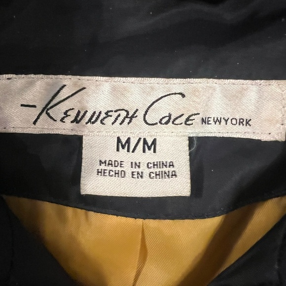 KENNETH COLE girls navy winter jacket - Picture 3 of 4